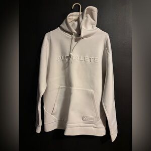 Men’s white alphalete hoodie